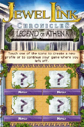 Jewel Link Chronicles - Legend of Athena (Europe) (En,Fr,Es,It) screen shot title